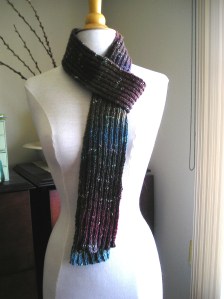 Noro Aurora Ribbed Scarf