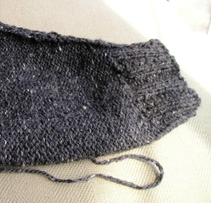Karen's Sweater Sleeve, Close-up