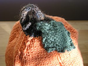 Ronan's Pumpkin Hat, Close up