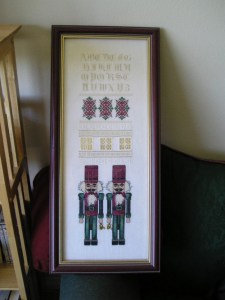 "Nutcracker Sampler" by Susan Stokes for Nutmeg Needle