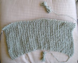 Clothespin Bag in progress